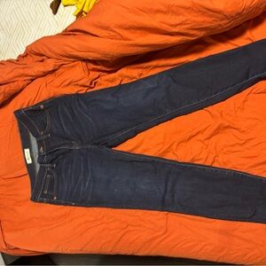 Madewell Women's Dark Blue Skinny Jeans